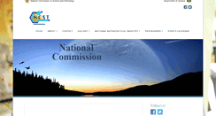 Desktop Screenshot of ncst.gov.jm