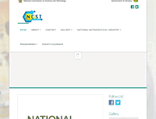 Tablet Screenshot of ncst.gov.jm